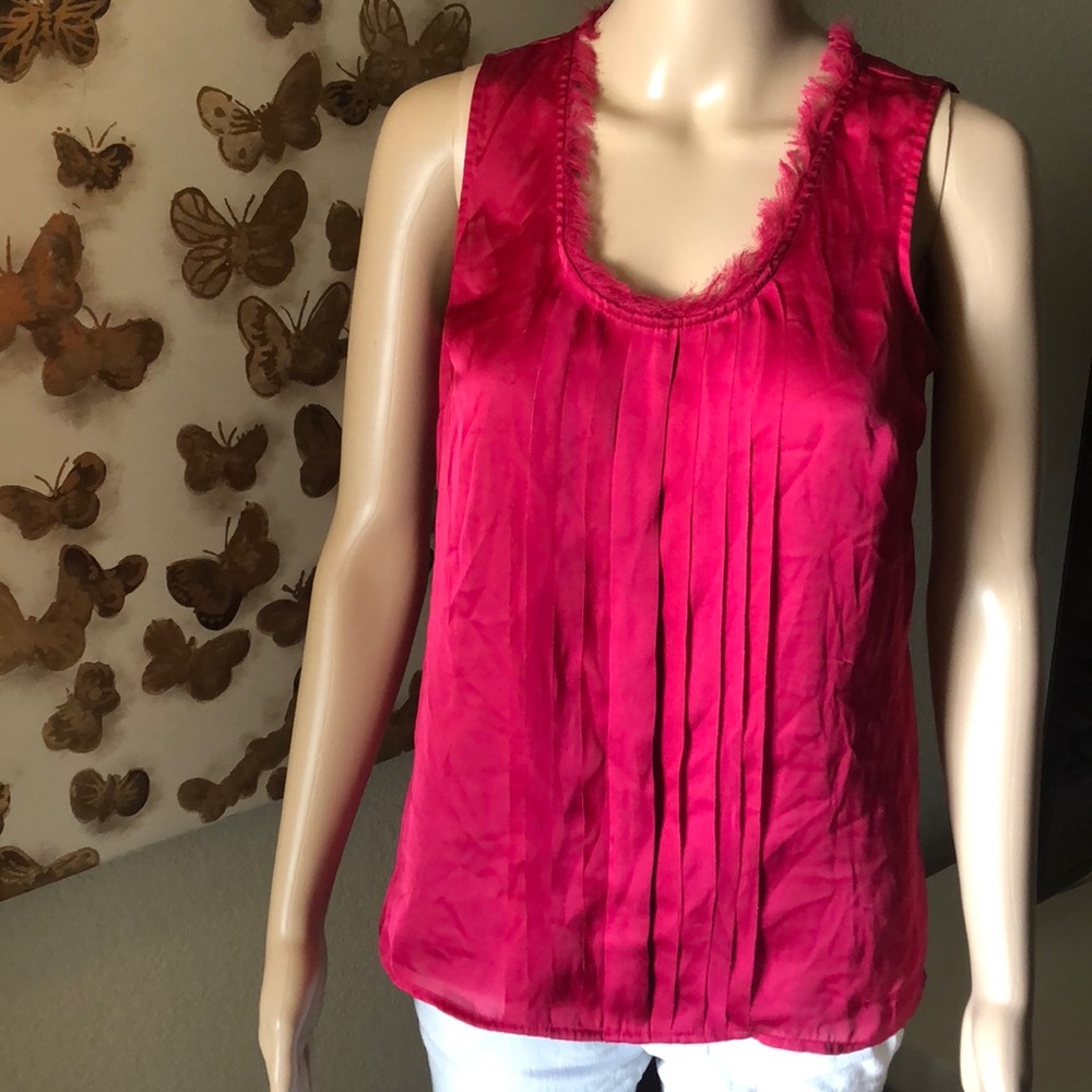 Hot pink blouse